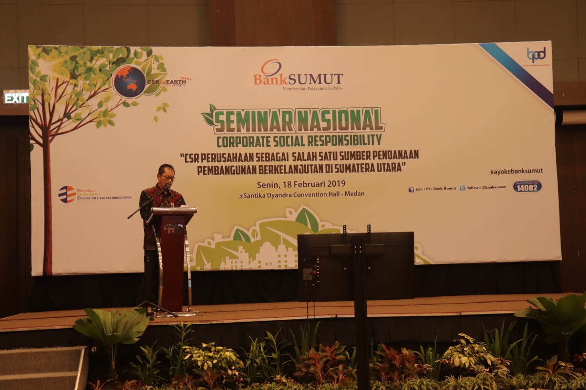 Bank Sumut Gelar Seminar Nasional CSR untuk Leading Sector 